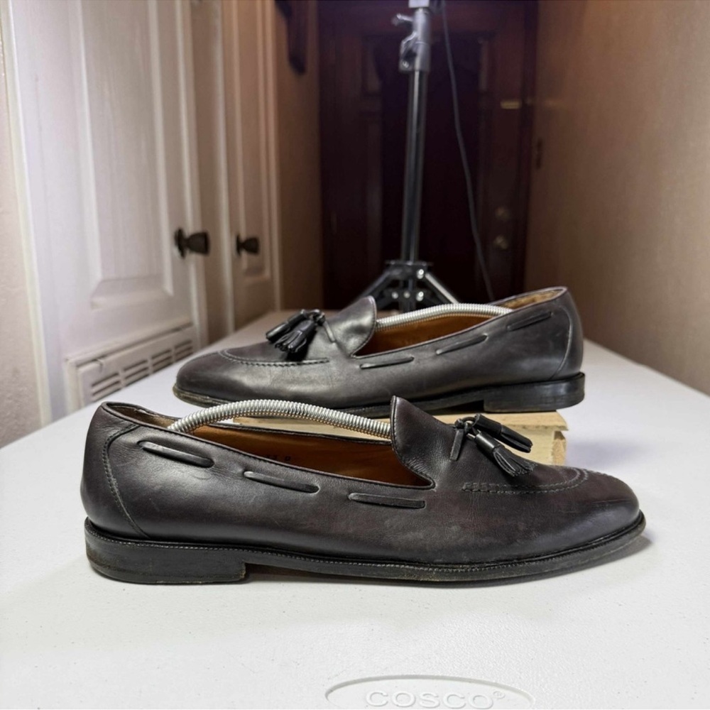 Salvatore Ferragamo Black Leather Loafers